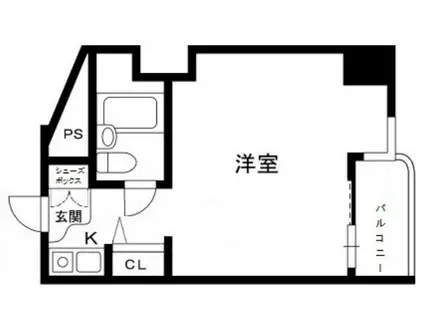 プラティーク新宿曙橋(ワンルーム/3階)の間取り写真