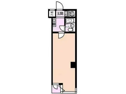 セントラル東銀座(1K/6階)の間取り写真