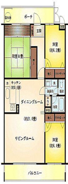 リブレ仙石原(4LDK/3階)の間取り写真
