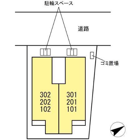 D BLESS宿河原(2LDK/2階)