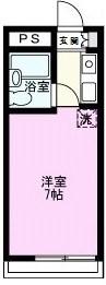 フタバ草加ビル(ワンルーム/1階)の間取り写真