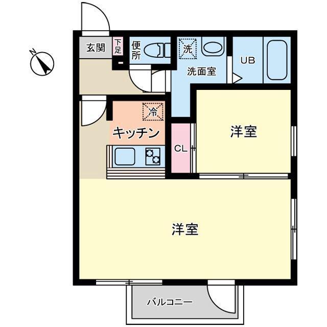 THE CLASS GRAND RESIDENCE(1LDK/3階)の間取り写真