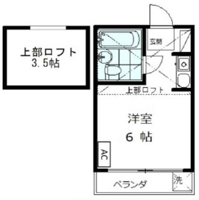 ビッグストーン荻窪(ワンルーム/2階)の間取り写真