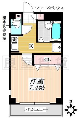 STPLAZA DAIMACHI(1K/3階)の間取り写真