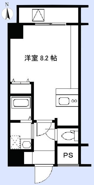 KONOMI ICHIBANKAN(ワンルーム/3階)の間取り写真