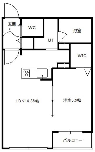 フェーラシュヴァル510(1LDK/2階)の間取り写真