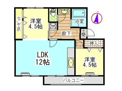 藤山台特別303棟(3DK/5階)の間取り写真