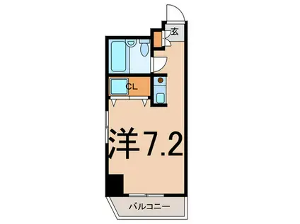 アーバンハイツ新倉(ワンルーム/4階)の間取り写真