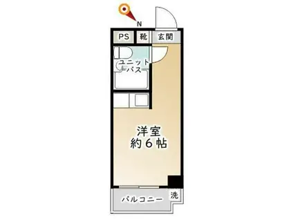 新大塚タウンプラザ(ワンルーム/3階)の間取り写真
