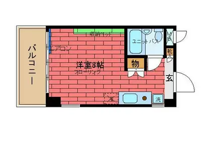 藤が丘エクセレンス(ワンルーム/3階)の間取り写真