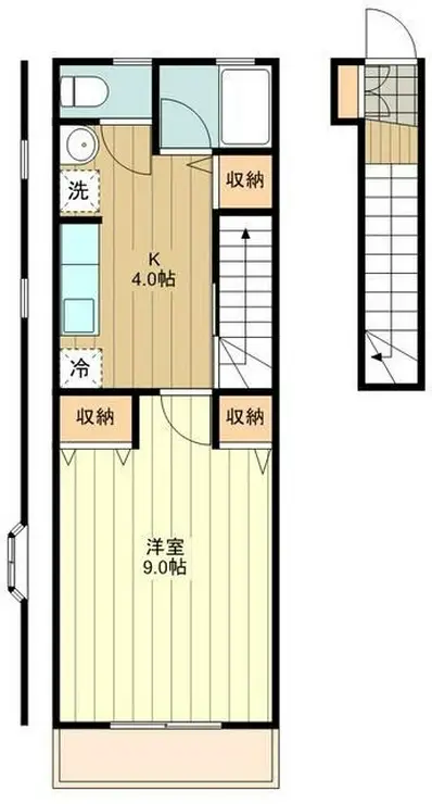 雅泉ハイツ 2階階 間取り