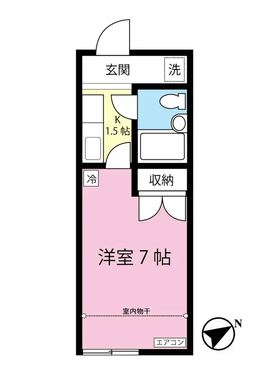 ニシキハイツ 1階階 間取り