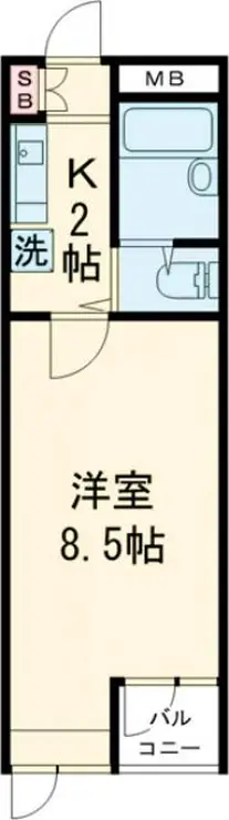 ワイライフ二子玉川 6階階 間取り