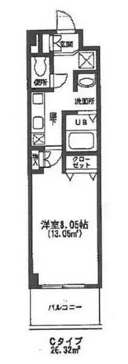 パルテール大久保 2階階 間取り