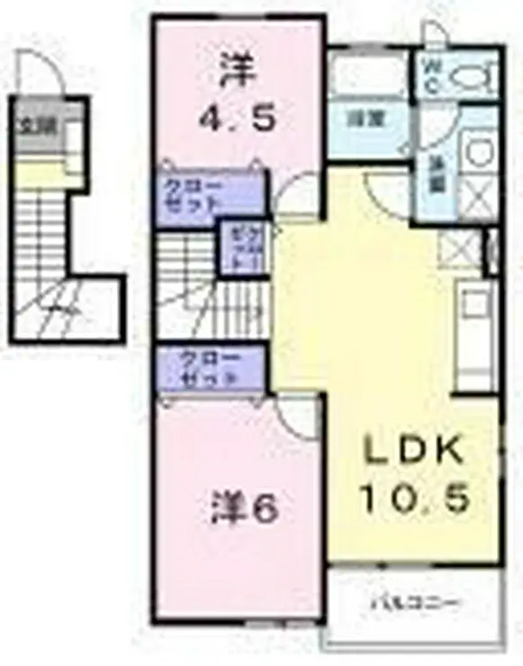 アウローラ 2階階 間取り