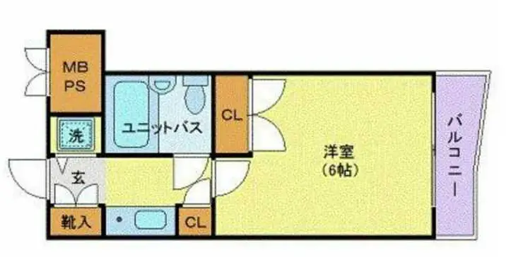 ウィンベルソロ世田谷赤堤 1階階 間取り