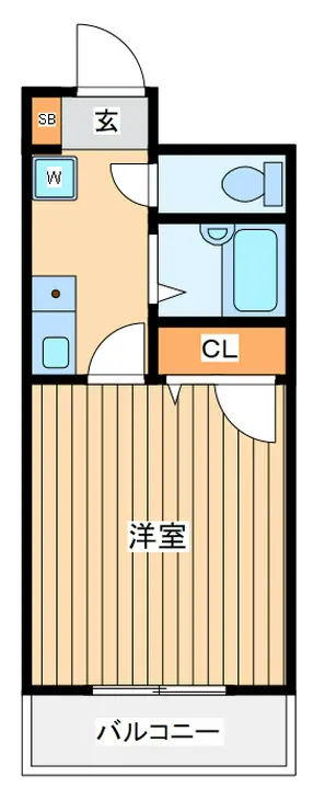 サンライズ・新城 1階階 間取り