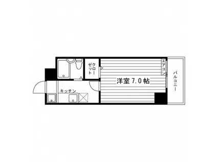 SUN STAGE21(1K/5階)の間取り写真