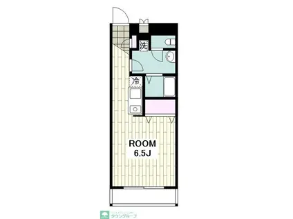 プルミエール湘南(ワンルーム/2階)の間取り写真