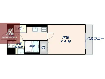 メゾン上小阪(1K/3階)の間取り写真