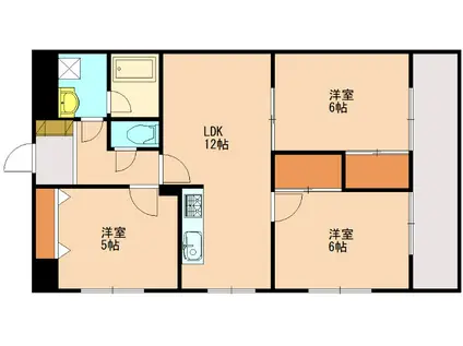 エクセル青葉台I(3LDK/3階)の間取り写真