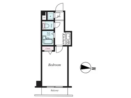 フェニックス中野新橋(1K/3階)の間取り写真