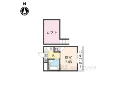 阿部マンション(1K/3階)の間取り写真