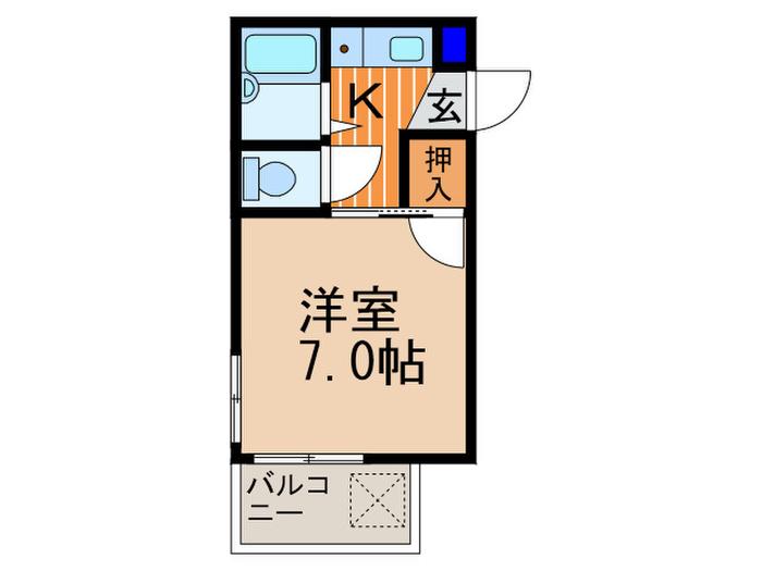 アトレ堺町(1K/1階)の間取り写真