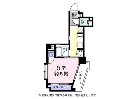 レジディア恵比寿3 レジディア恵比寿III(1K/4階)の間取り写真