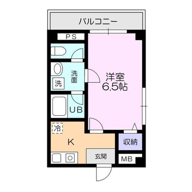 センタービレッジ中野野方(1K/4階)の間取り写真