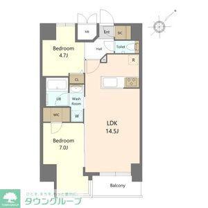S-RESIDENCE大曽根BRESA(2LDK/15階)の間取り写真