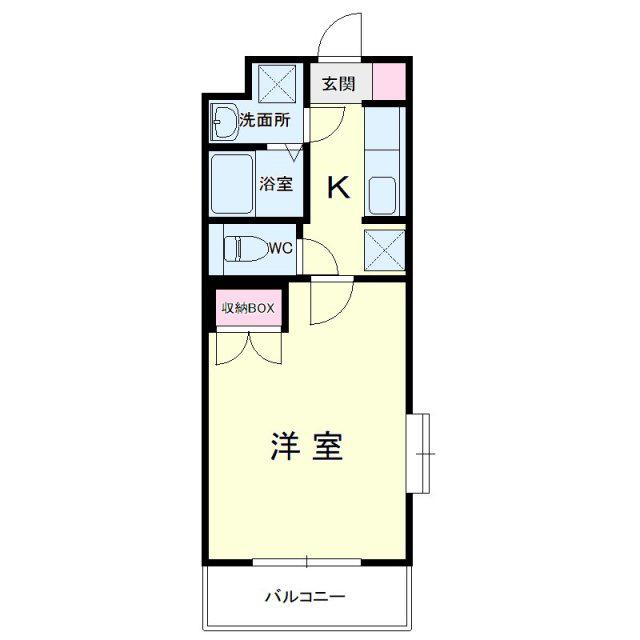 SACHIIII(1K/3階)の間取り写真