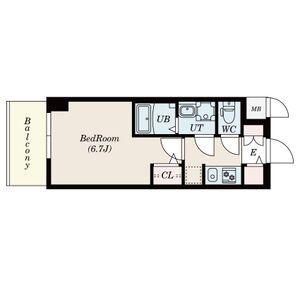 S-RESIDENCE熱田(1K/11階)の間取り写真