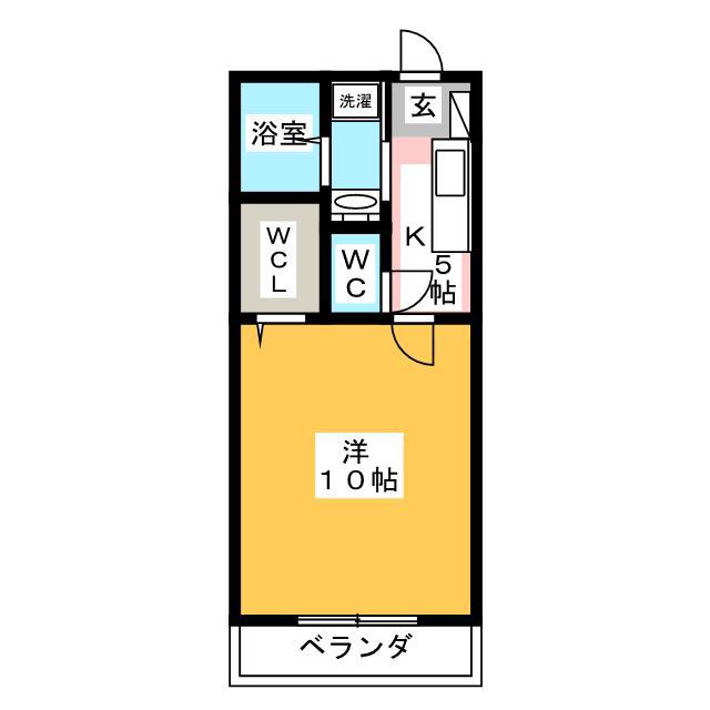 コミュニティーハウス(1K/2階)の間取り写真