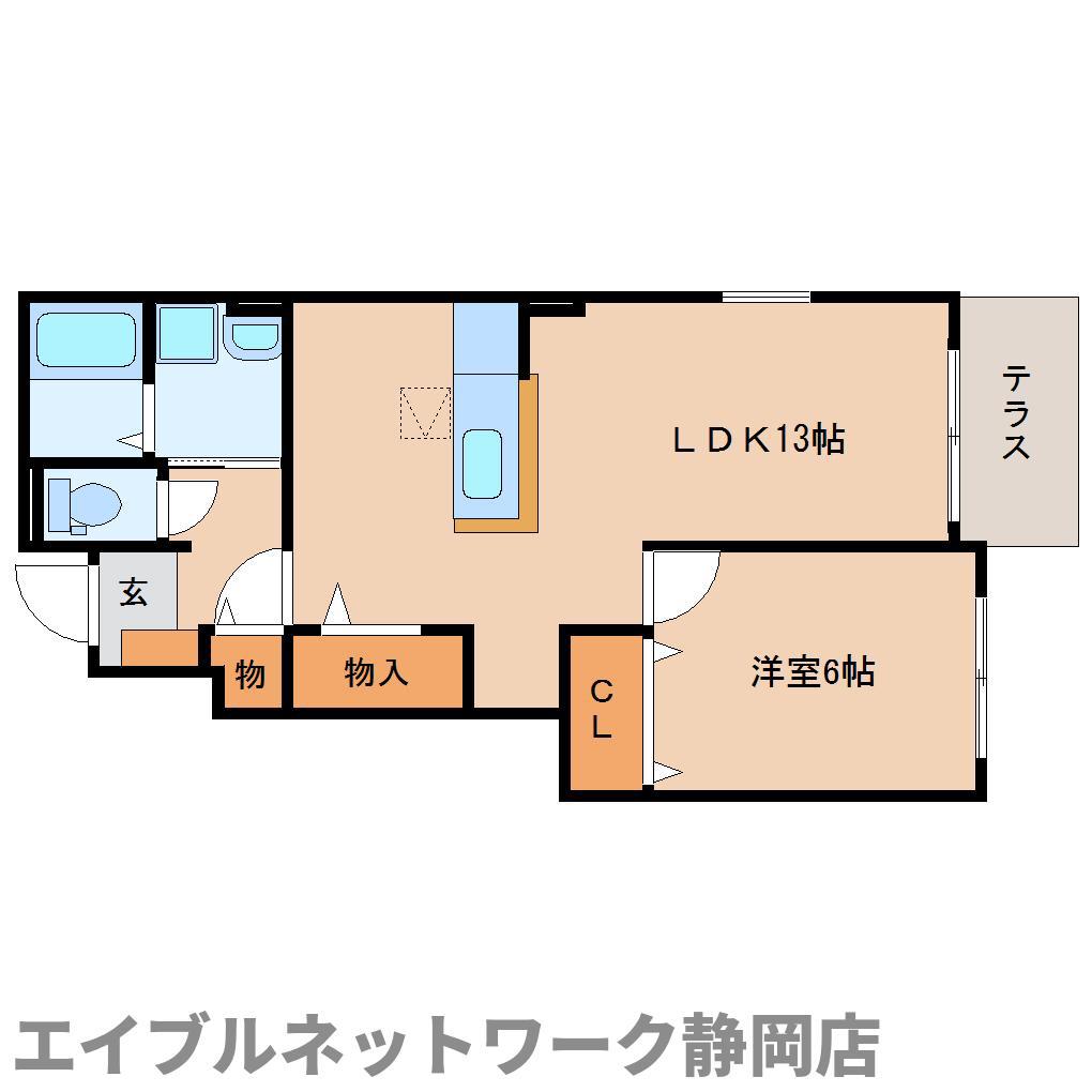 ドルチェ(1LDK/1階)の間取り写真