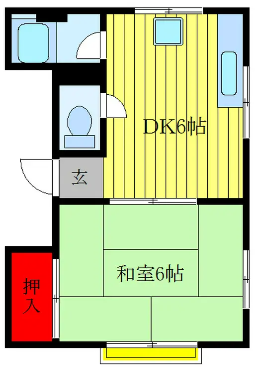 坂本荘 2階階 間取り