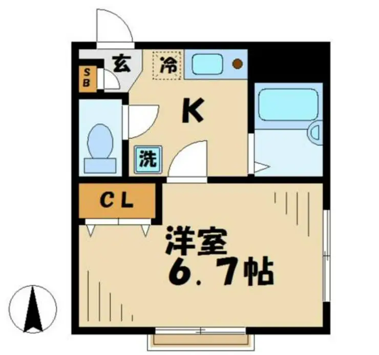 ラフォーレ別所 2階階 間取り