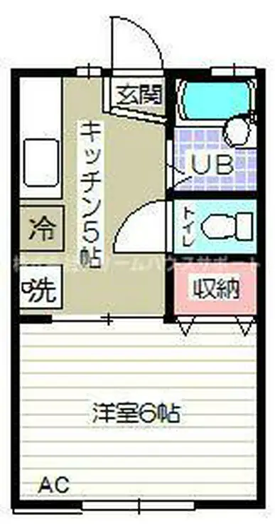 ビューハイム深田台 1階階 間取り