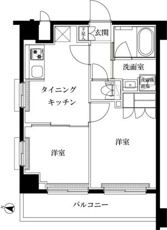 ルーブル志村坂上 3階階 間取り