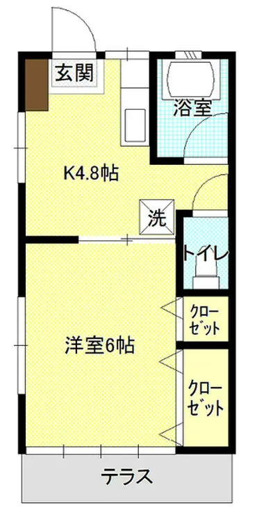 フレンドリーハイツ 1階階 間取り