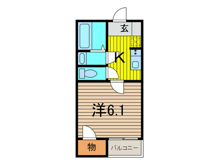 カーサプラム 1階階 間取り