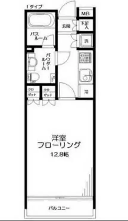 日神デュオステージ荻窪 3階階 間取り