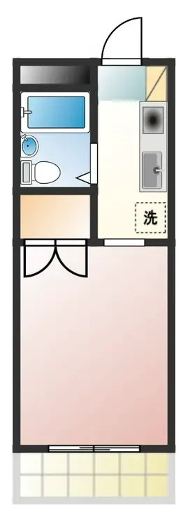 YMニュータウン 1階階 間取り