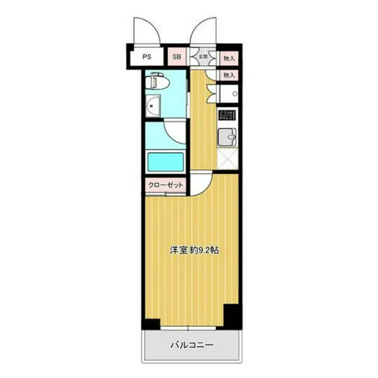 ライジングプレイス石川町 11階階 間取り