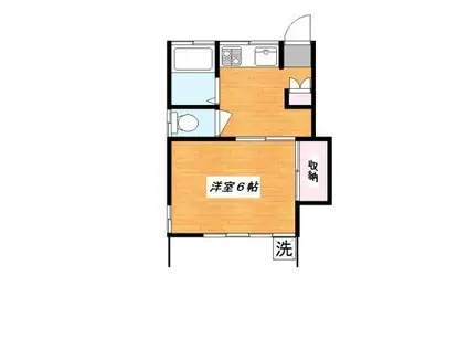 代田ハウス(1K/1階)の間取り写真