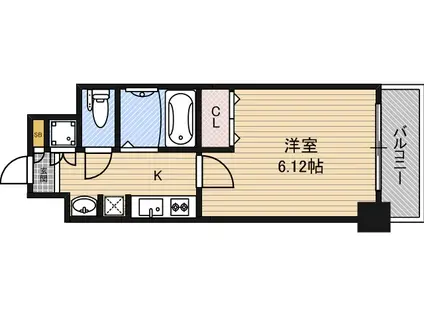 CHEZ・MOI・HIROSE(1K/11階)の間取り写真