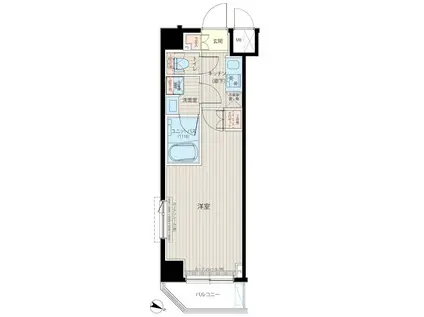 ルーブル中板橋六番館(1K/2階)の間取り写真