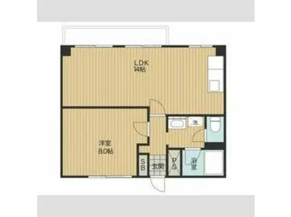 タカラマンション(1LDK/7階)の間取り写真