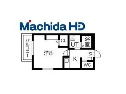 エヌエムキャトフヴァントワ(1K/3階)の間取り写真