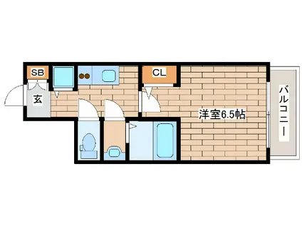 ファーストフィオーレ神戸駅前(1K/15階)の間取り写真